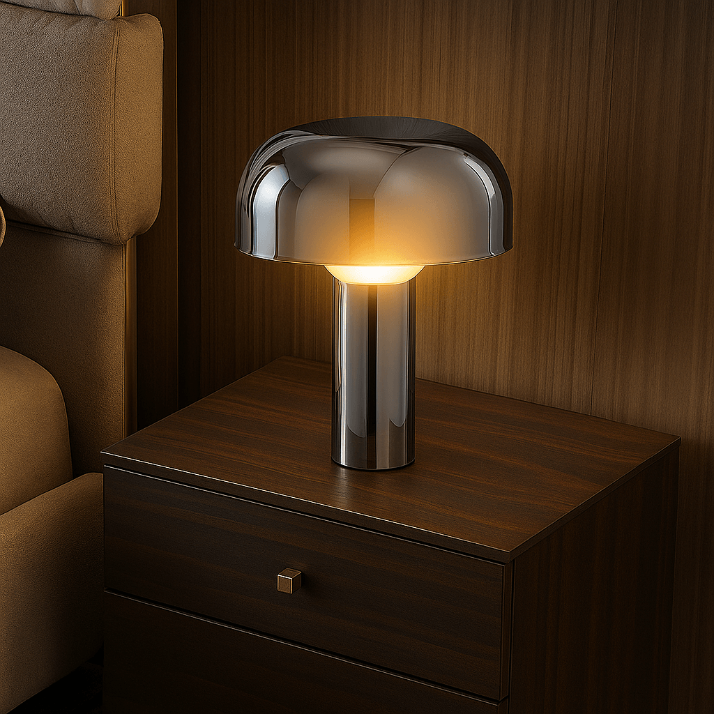 Bolania | Verzauberte Pilz-Touch-Lampe – minimalistisches Design – perfekt für moderne Häuser