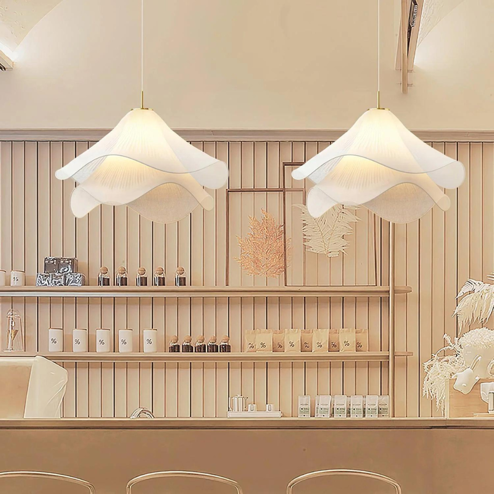 Bolania | Pendelleuchte - Elegante Pendelleuchte aus Stoff - Modernes Design