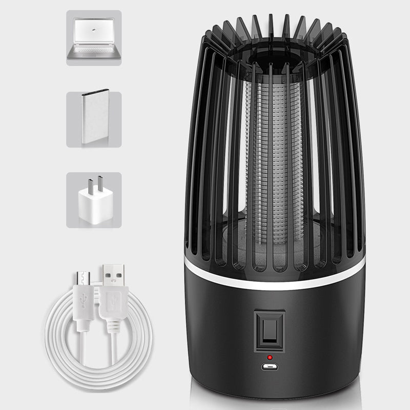 2 - in - 1 Mückenvernichter mit UV - Licht USB - Wiederaufladbar 4000mAh Akku und Campinglampe Funktion für Innen und Außen - Bolania