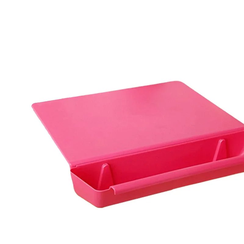 2 - in - 1 Schneidebrett mit Auffangschale und Clip - Halterung aus BPA - Freiem Kunststoff für die Küche - Bolania