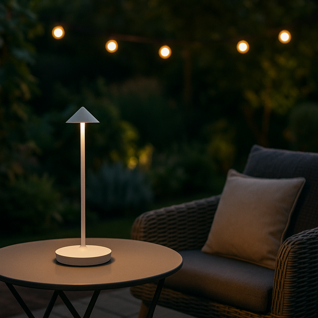 Bolania | Tischleuchte – Minimalistische LED-Beleuchtung, wasserdicht, dimmbar und kabellos