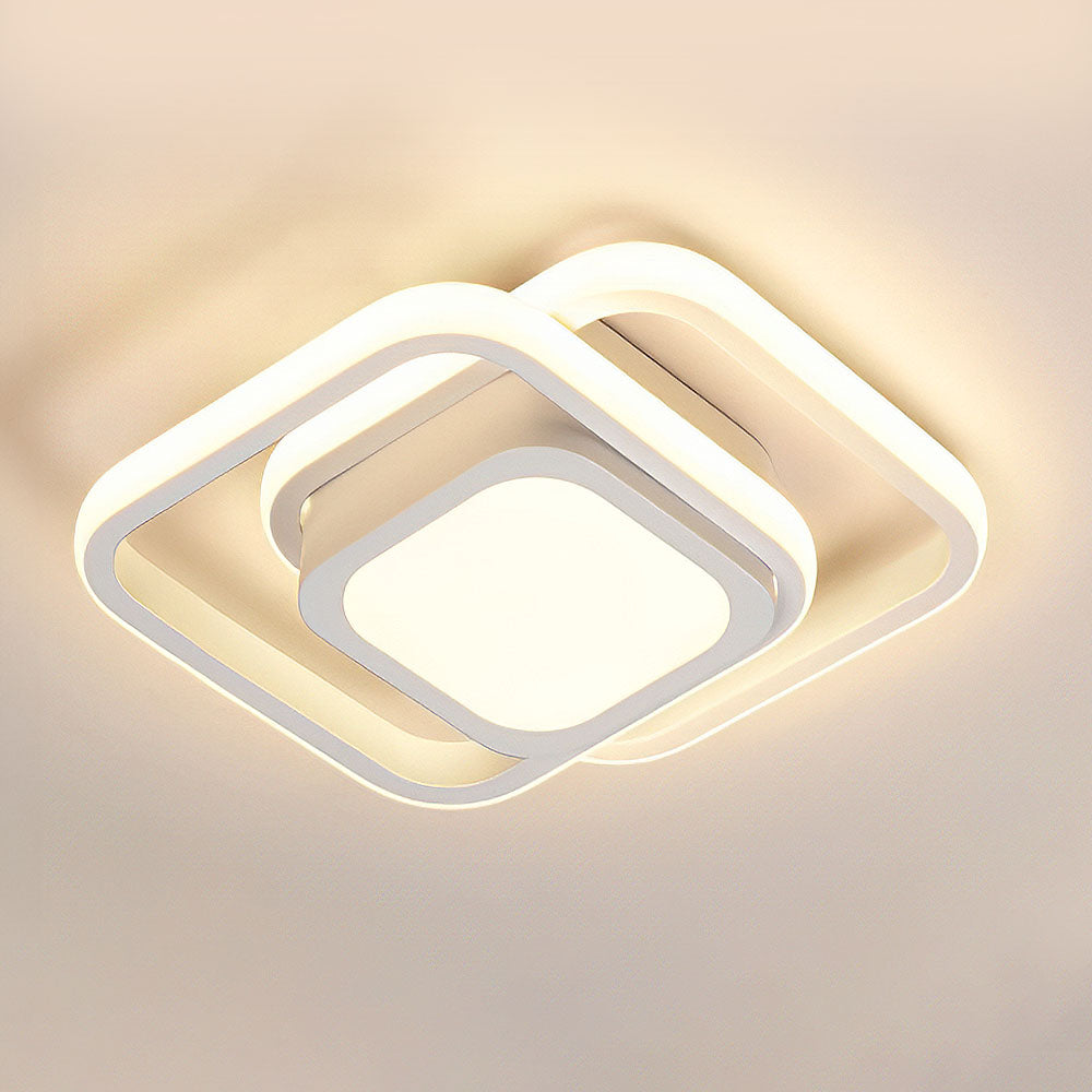 Bolania | Deckenleuchte - Doppelter LED-Ring - Minimalistisches Design - Moderne Beleuchtungseinrichtung