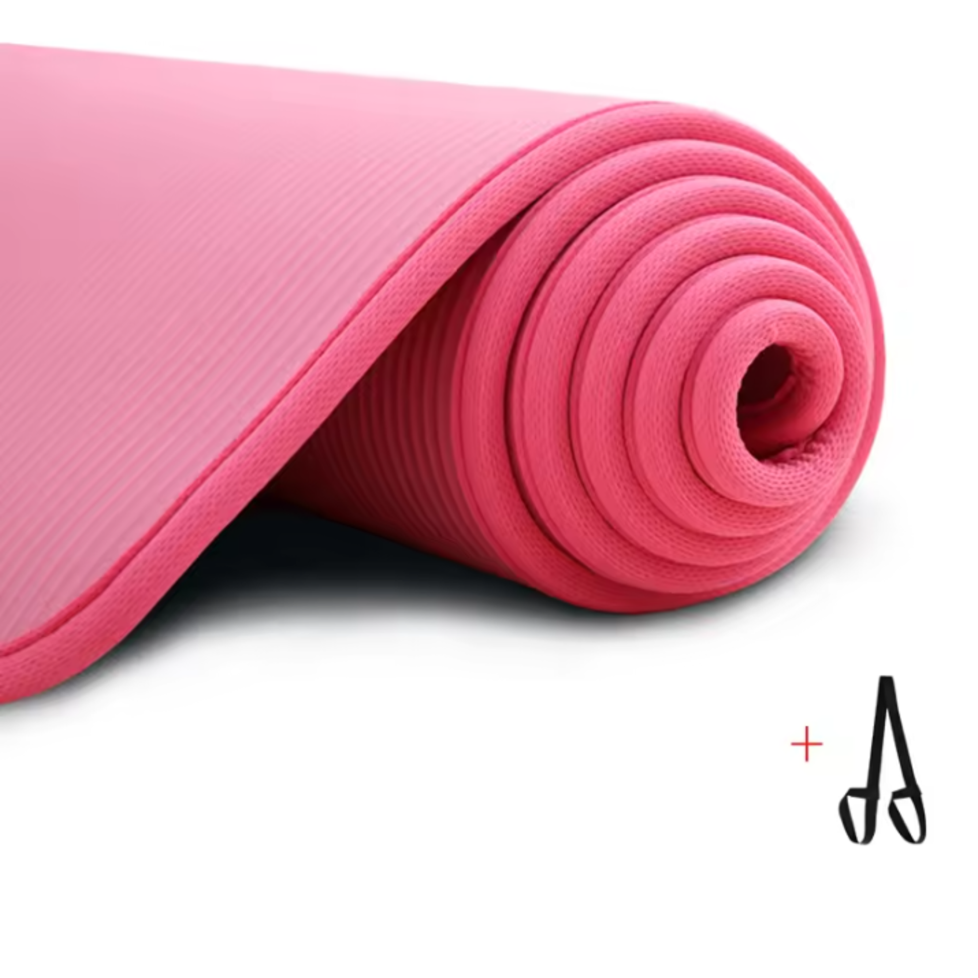 Extra Thick Non-Slip Yoga Mat with Carrying Bag, Tested for Harmful Substances, for Yoga, Pilates, and Home Workouts