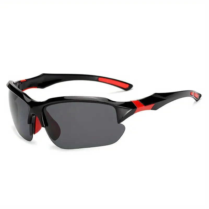 Polarized Sports Sunglasses with UV400 Protection Lightweight Polycarbonate Frame Non-Slip Temples for Cycling Running and Fishing