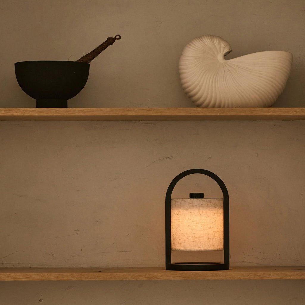 Bolania | Tischlampe - Stilvolle dimmbare Holzlampe - Wiederaufladbar