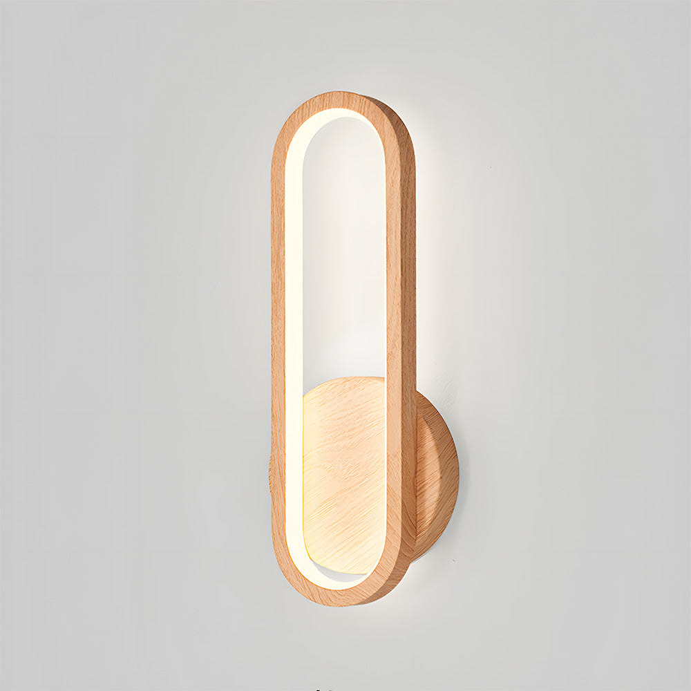 Bolania | Wandleuchte - Holz - Stilvolle LED Leuchte für Wohnzimmer Dekoration