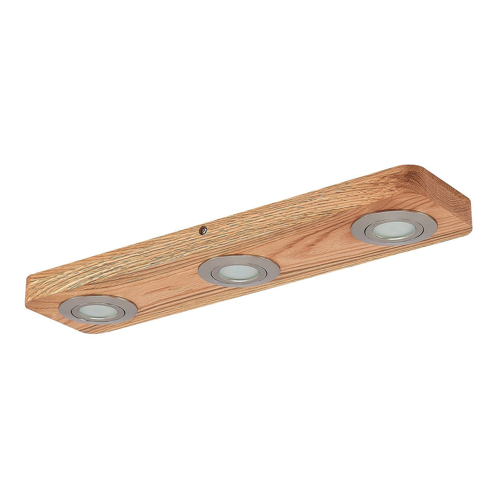 Bolania | Deckenleuchte - Eiche Holz Strahler Bar - Multi-direktionale