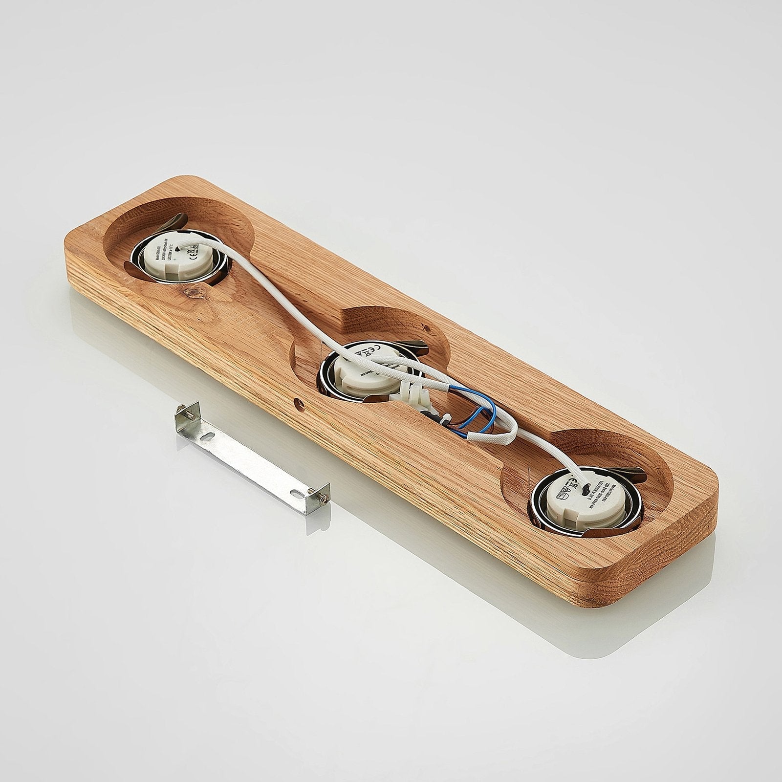 Bolania | Deckenleuchte - Eiche Holz Strahler Bar - Multi-direktionale