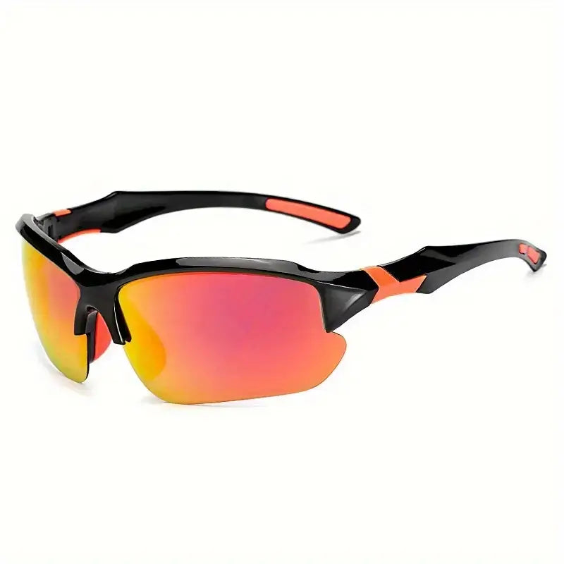 Polarized Sports Sunglasses with UV400 Protection Lightweight Polycarbonate Frame Non-Slip Temples for Cycling Running and Fishing