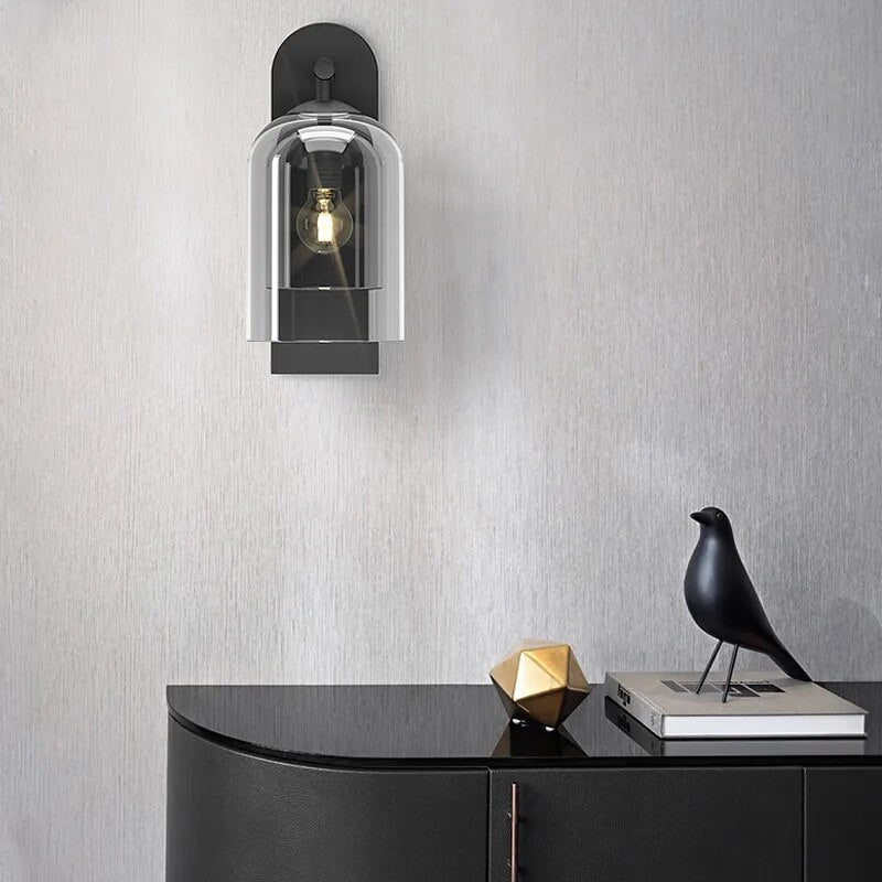 Bolania | Wandleuchte - Skandinavisches Glas - Modernes Design - Elegante Heimbeleuchtung