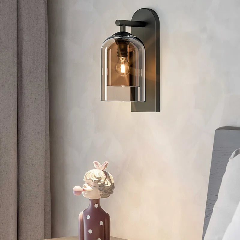 Bolania | Wandleuchte - Skandinavisches Glas - Modernes Design - Elegante Heimbeleuchtung