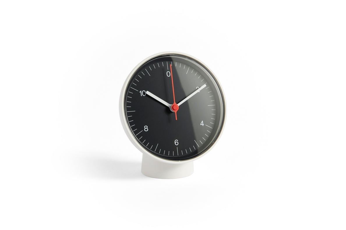 Table Clock with Detachable Stand, Also as Wall Clock, Silent Quartz Movement