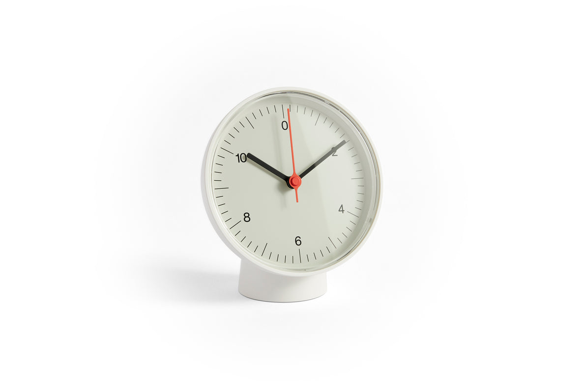 Table Clock with Detachable Stand, Also as Wall Clock, Silent Quartz Movement
