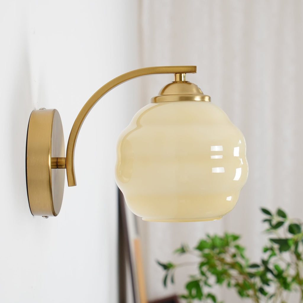 Bolania | Wandleuchte - Vintage Glas Design - Elegante Heimbeleuchtung