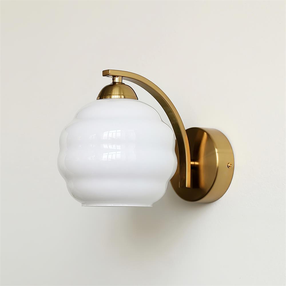Bolania | Wandleuchte - Vintage Glas Design - Elegante Heimbeleuchtung