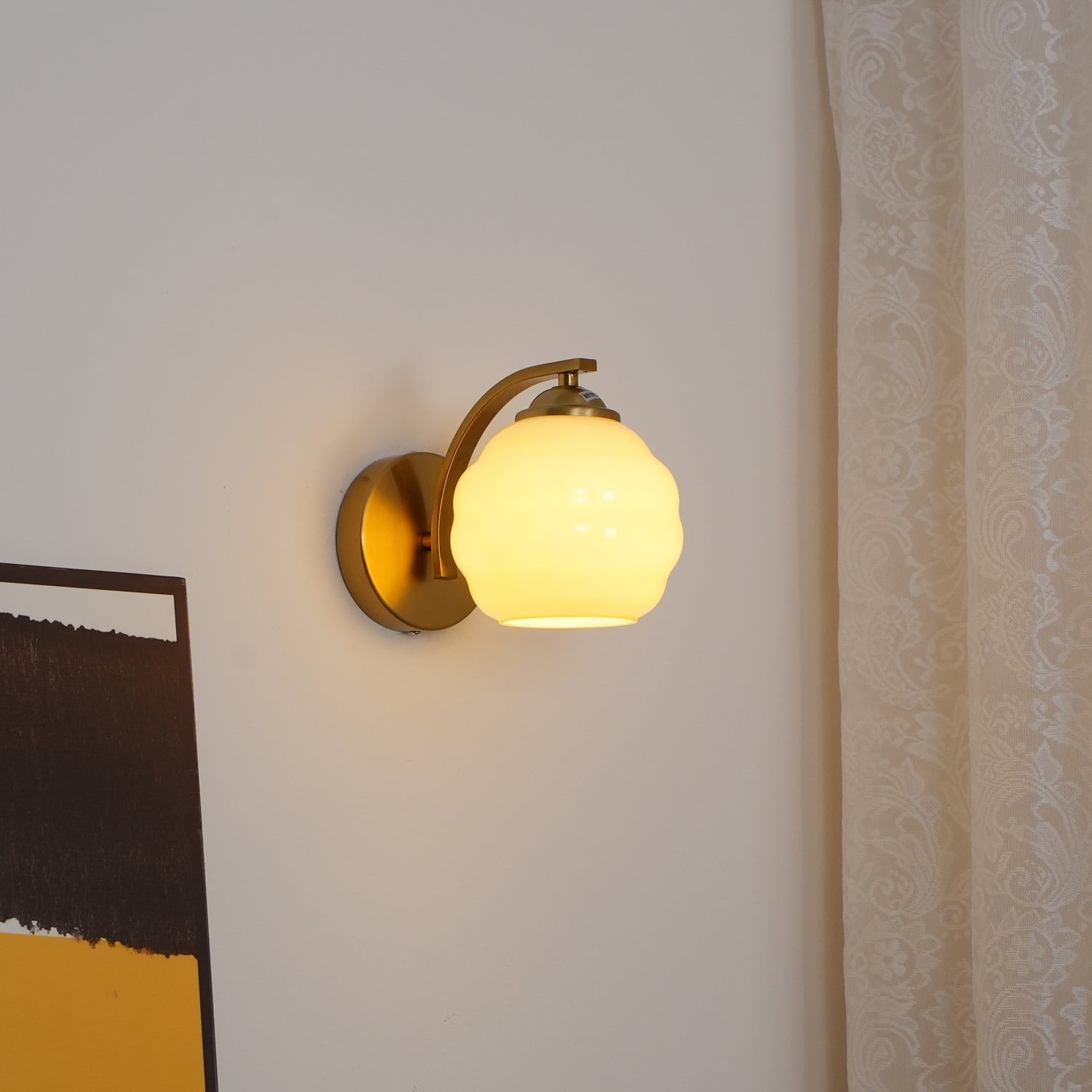 Bolania | Wandleuchte - Vintage Glas Design - Elegante Heimbeleuchtung