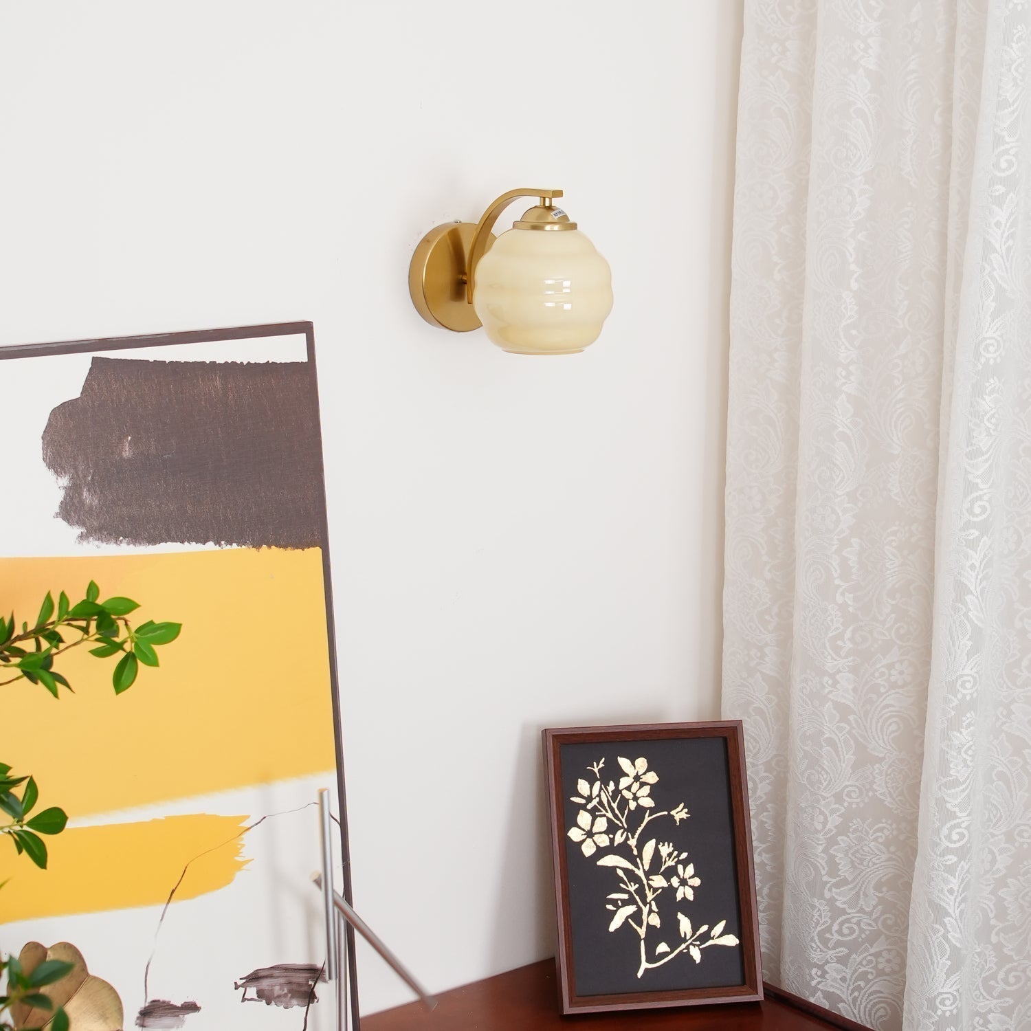 Bolania | Wandleuchte - Vintage Glas Design - Elegante Heimbeleuchtung