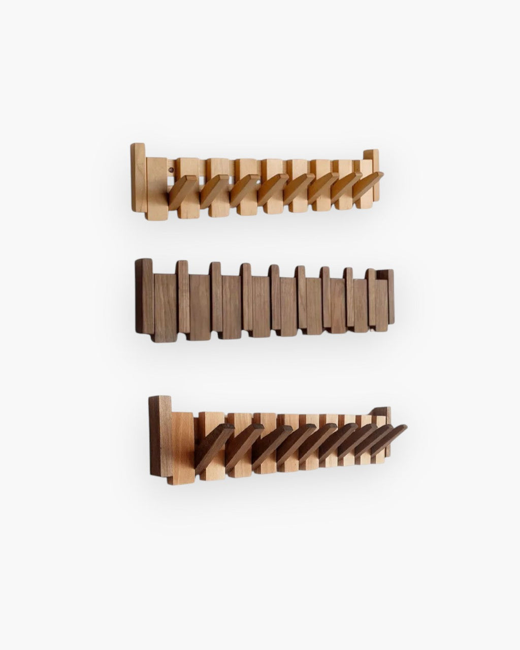 Arboria Wandhaken – Edle Holzleiste für Stilvolles Aufbewahren