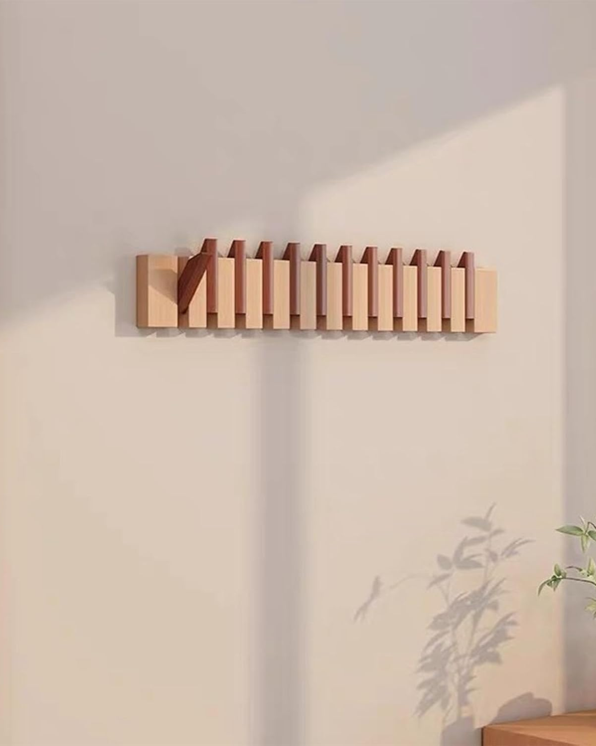 Arboria Wandhaken – Edle Holzleiste für Stilvolles Aufbewahren