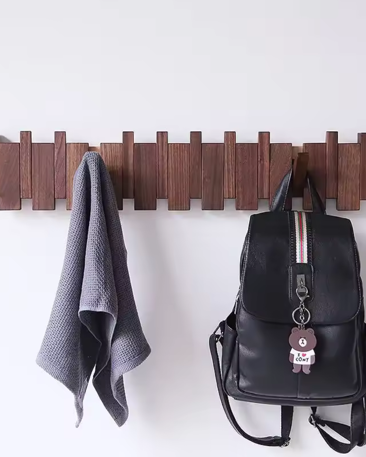 Arboria Wandhaken – Edle Holzleiste für Stilvolles Aufbewahren