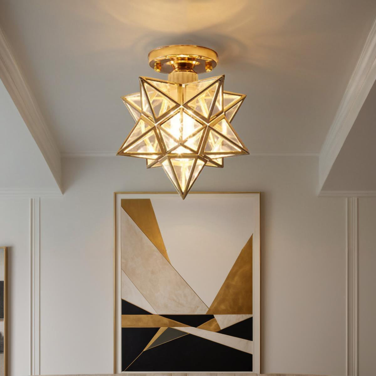 Bolania | Deckenleuchte - Vintage Star Metall Design