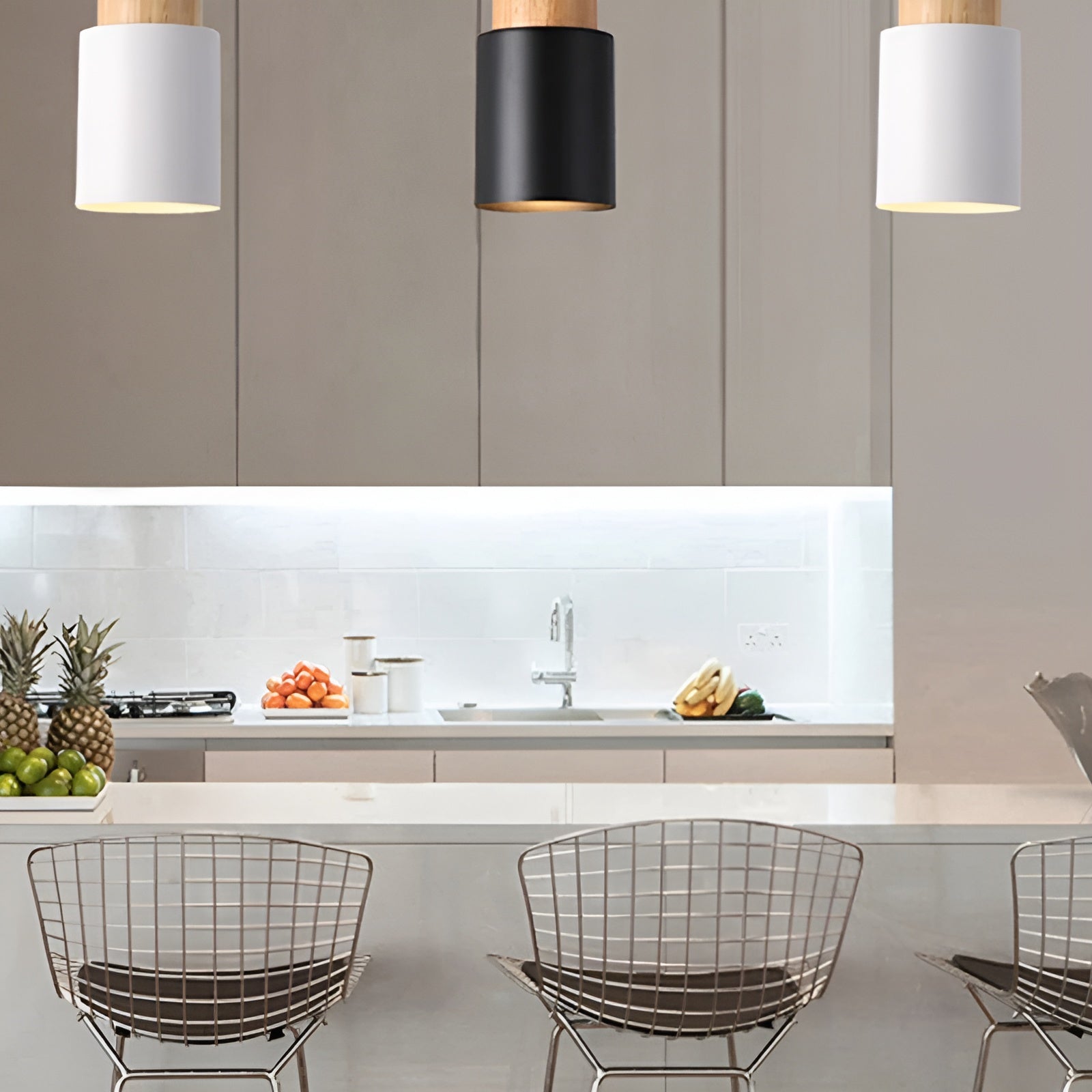 Bolania | Pendelleuchte - Minimalistische Leuchte aus Aluminium für moderne Wohnräume