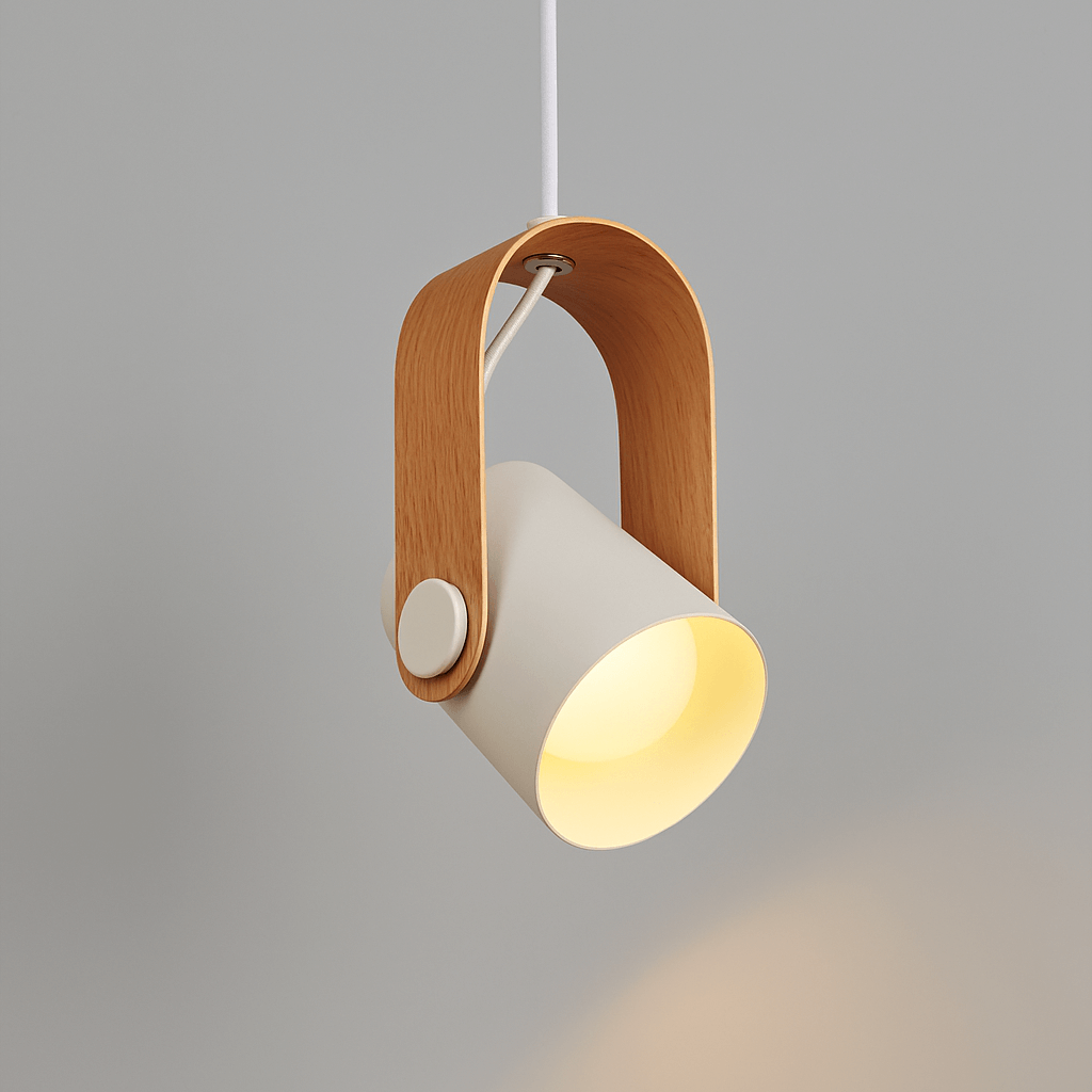 Bolania | Pendelleuchte – Stilvolles nordisches Design aus Holz und Metall – Perfekt für moderne Räume