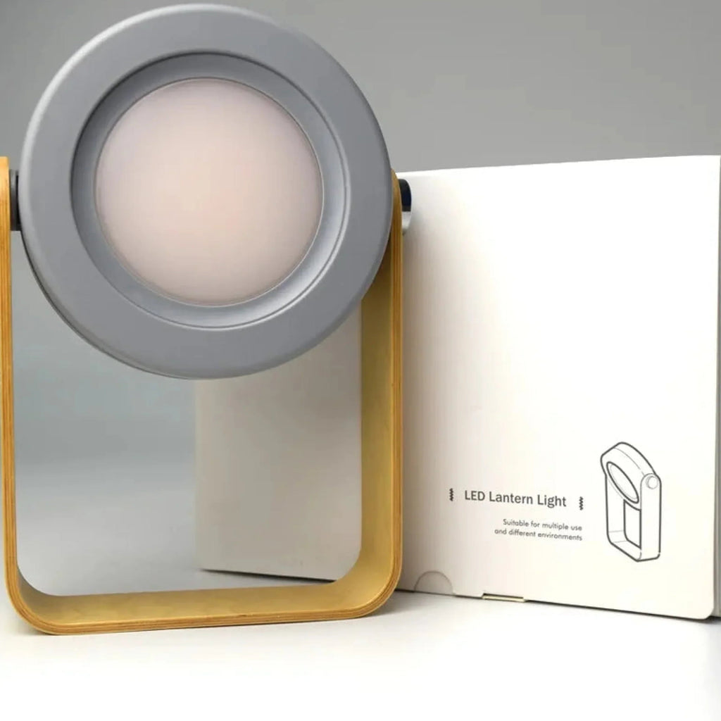 Bolania | Tischlampe - LED-Schreibtischlampe - Verstellbare Holzleuchte