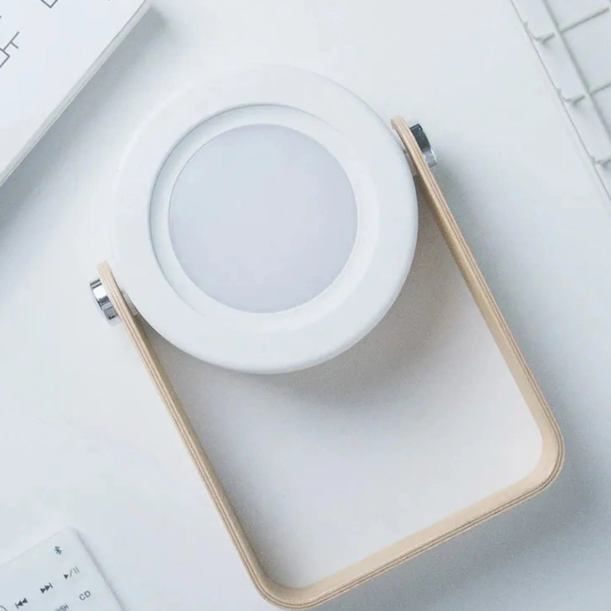 Bolania | Tischlampe - LED-Schreibtischlampe - Verstellbare Holzleuchte