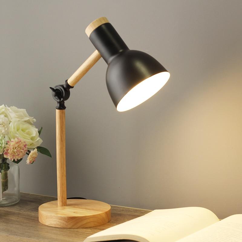 Bolania | Tischlampe – Skandinavisches Holz – Elegantes Design – Warmes Licht für gemütliche Räume
