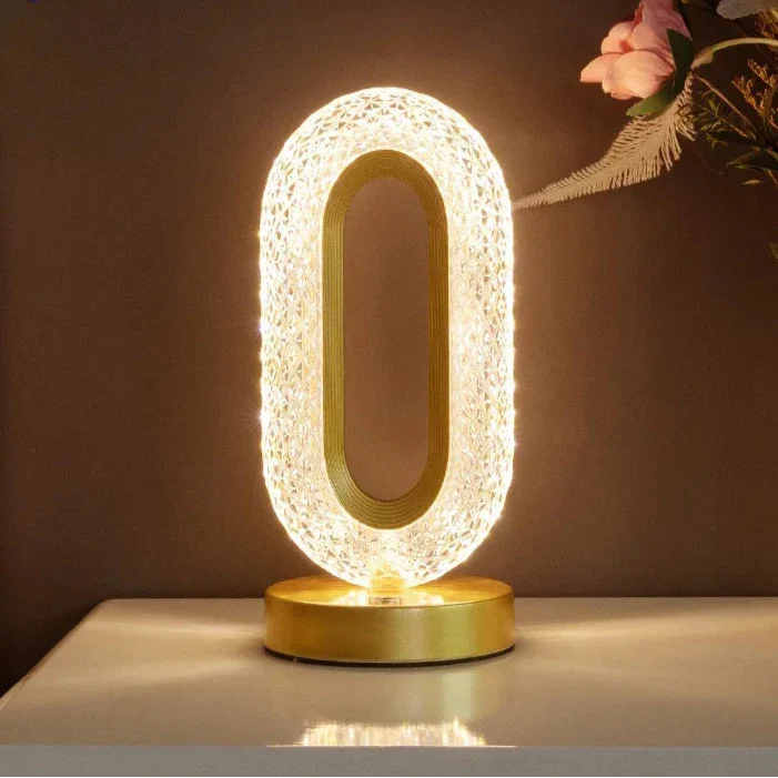 Bolania | Tischleuchte - Gold-Finish – Touch-Steuerung