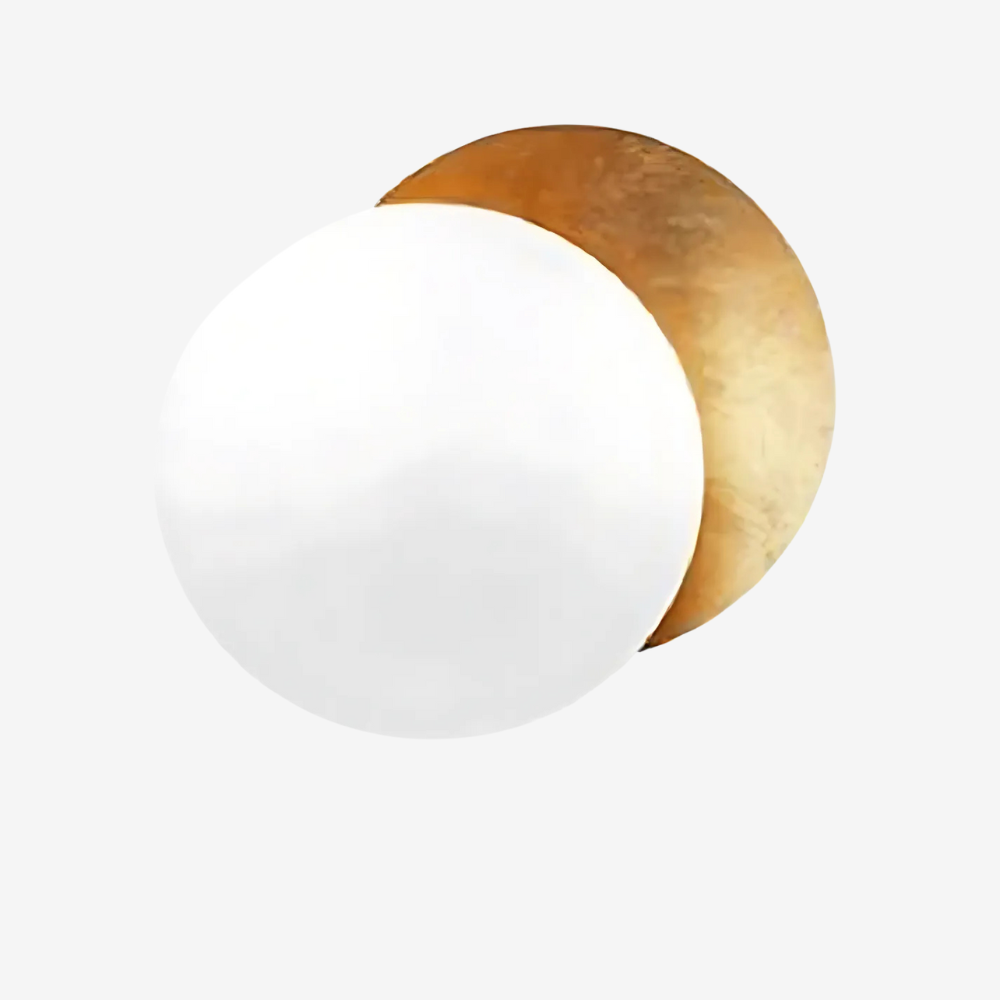 Bolania | Wandleuchte - Elegantes Mondgold-Design - Gemütliche Atmosphären