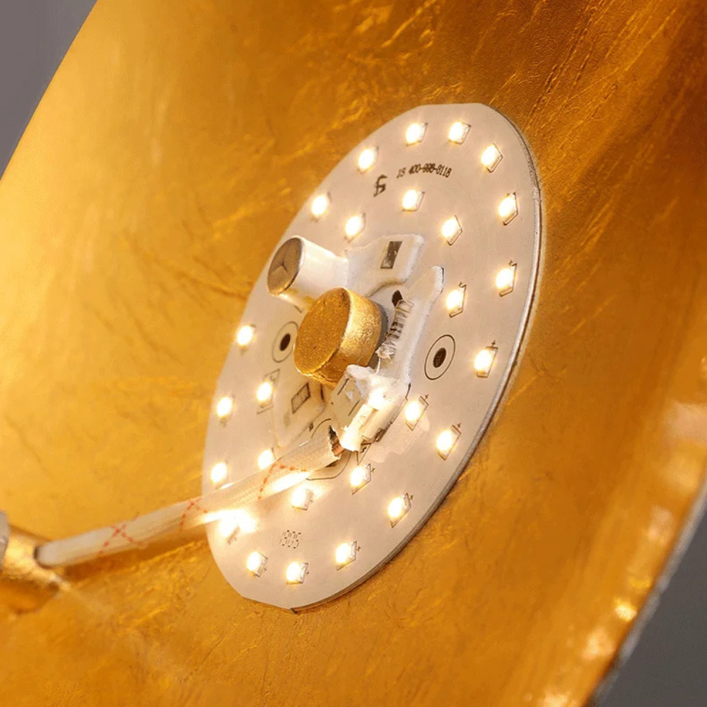 Bolania | Wandleuchte - Elegantes Mondgold-Design - Gemütliche Atmosphären