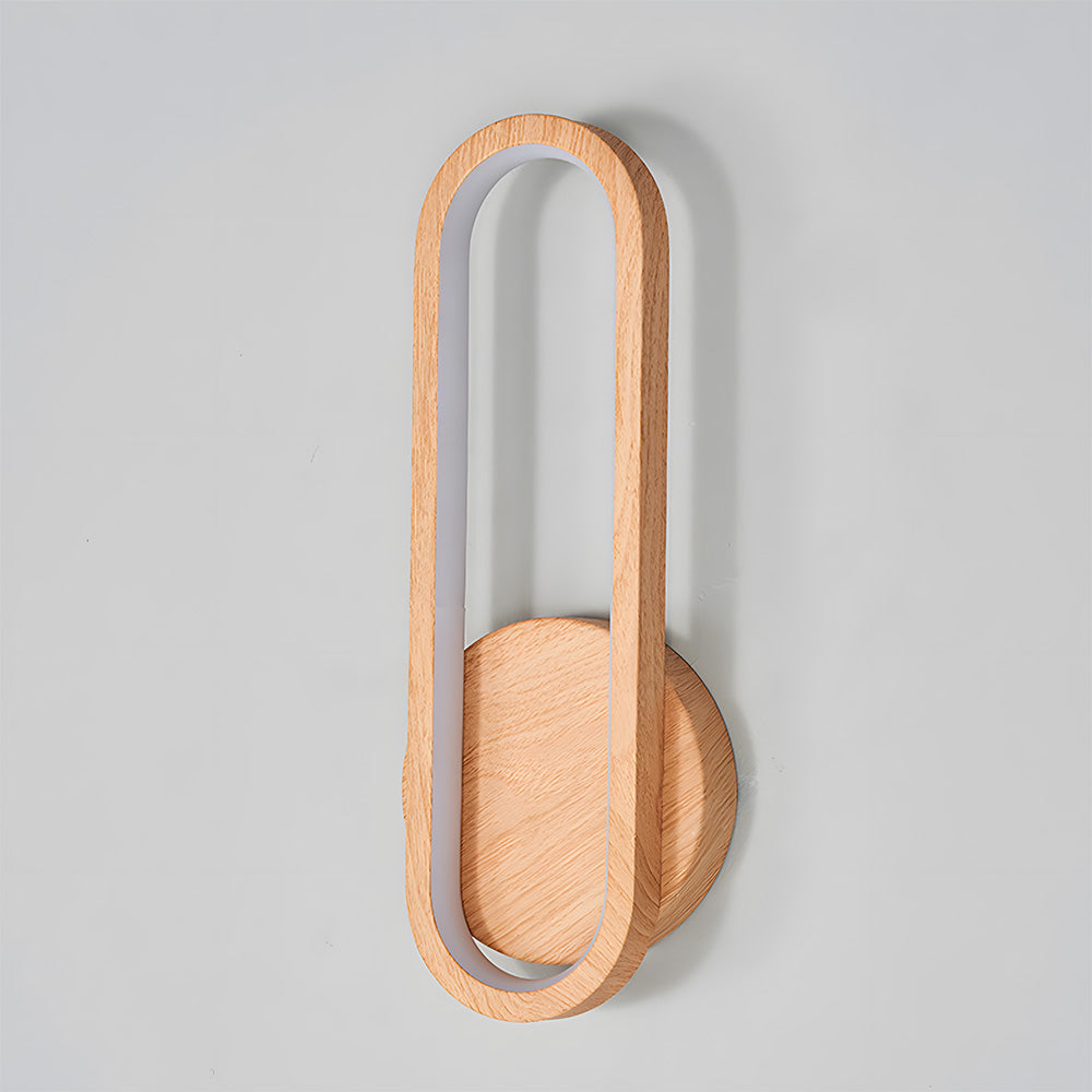 Bolania | Wandleuchte - Holz - Stilvolle LED Leuchte für Wohnzimmer Dekoration