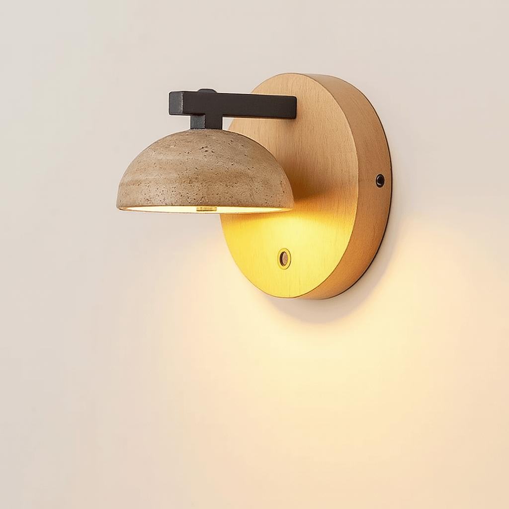 Bolania | Wandleuchte - Holzdesign - Warmes Licht