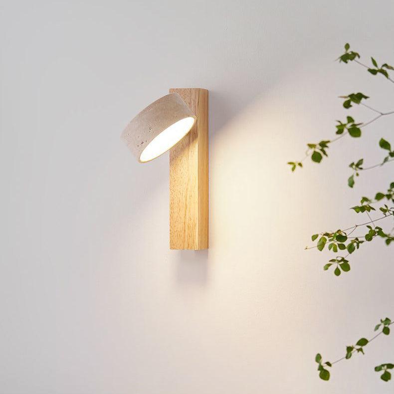 Bolania | Wall light - Off-white travertine - Stylish natural stone light