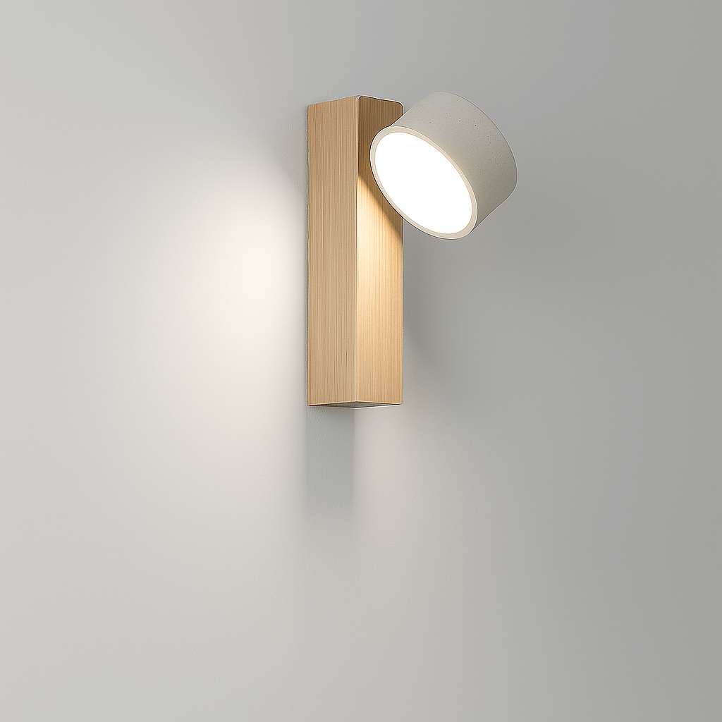 Bolania | Wall light - Off-white travertine - Stylish natural stone light
