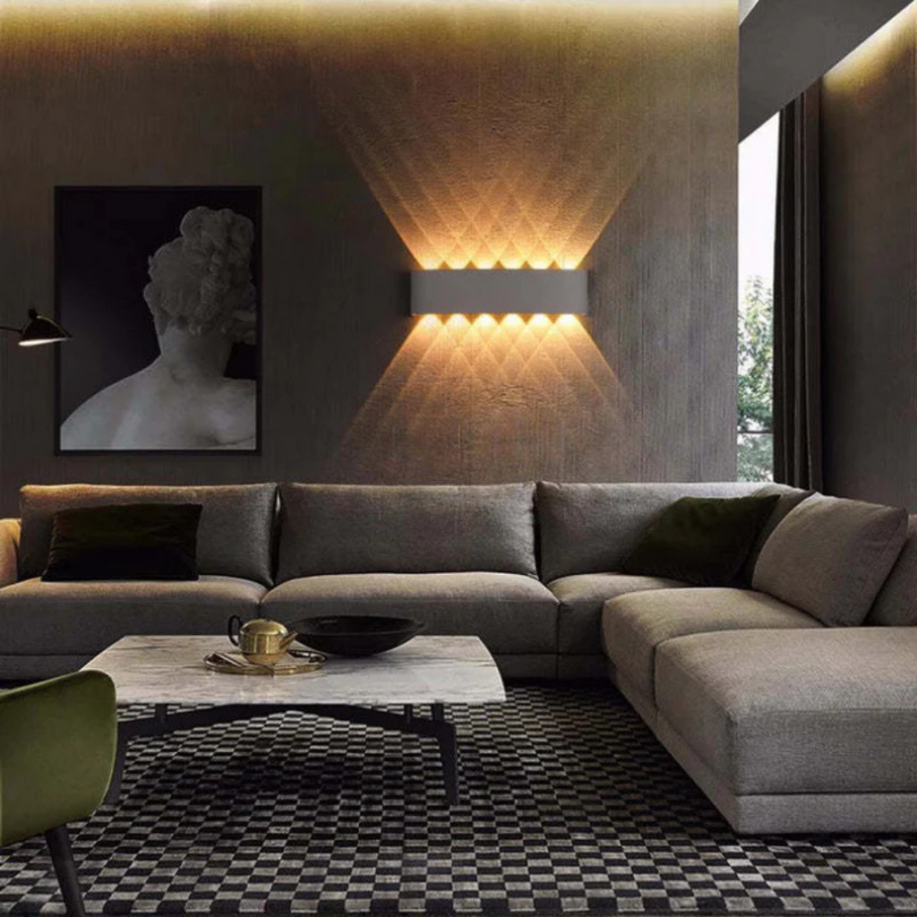 Bolania | Wandleuchte - Vielseitige Innen- und Außenleuchte - Energieeffizientes Design