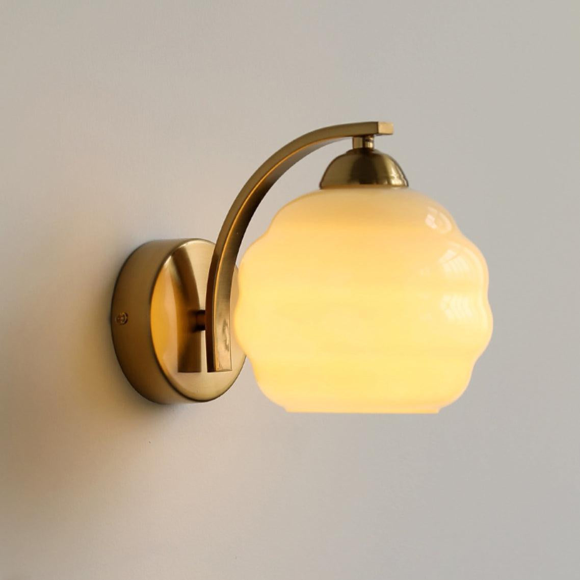 Bolania | Wandleuchte - Vintage Glas Design - Elegante Heimbeleuchtung