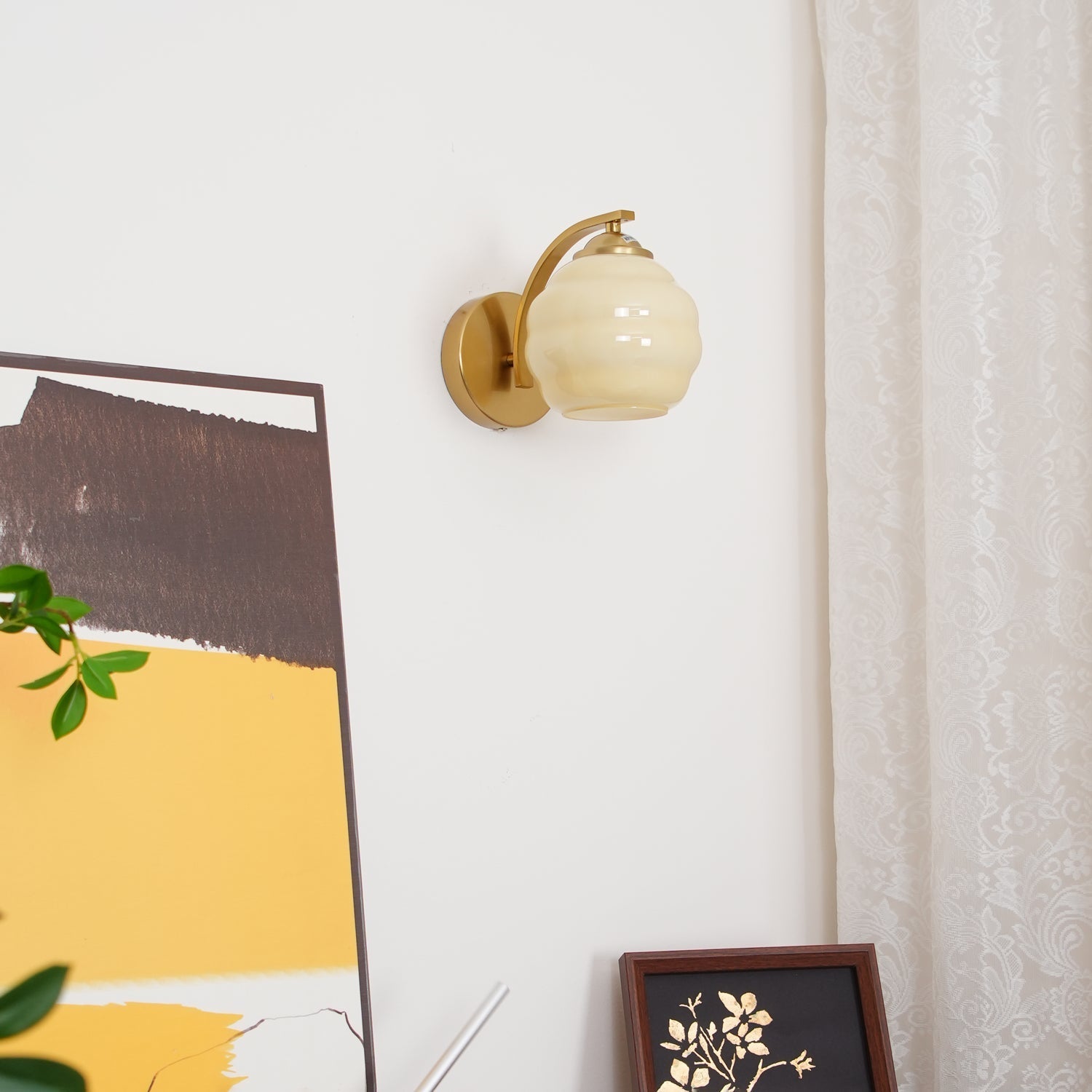 Bolania | Wandleuchte - Vintage Glas Design - Elegante Heimbeleuchtung