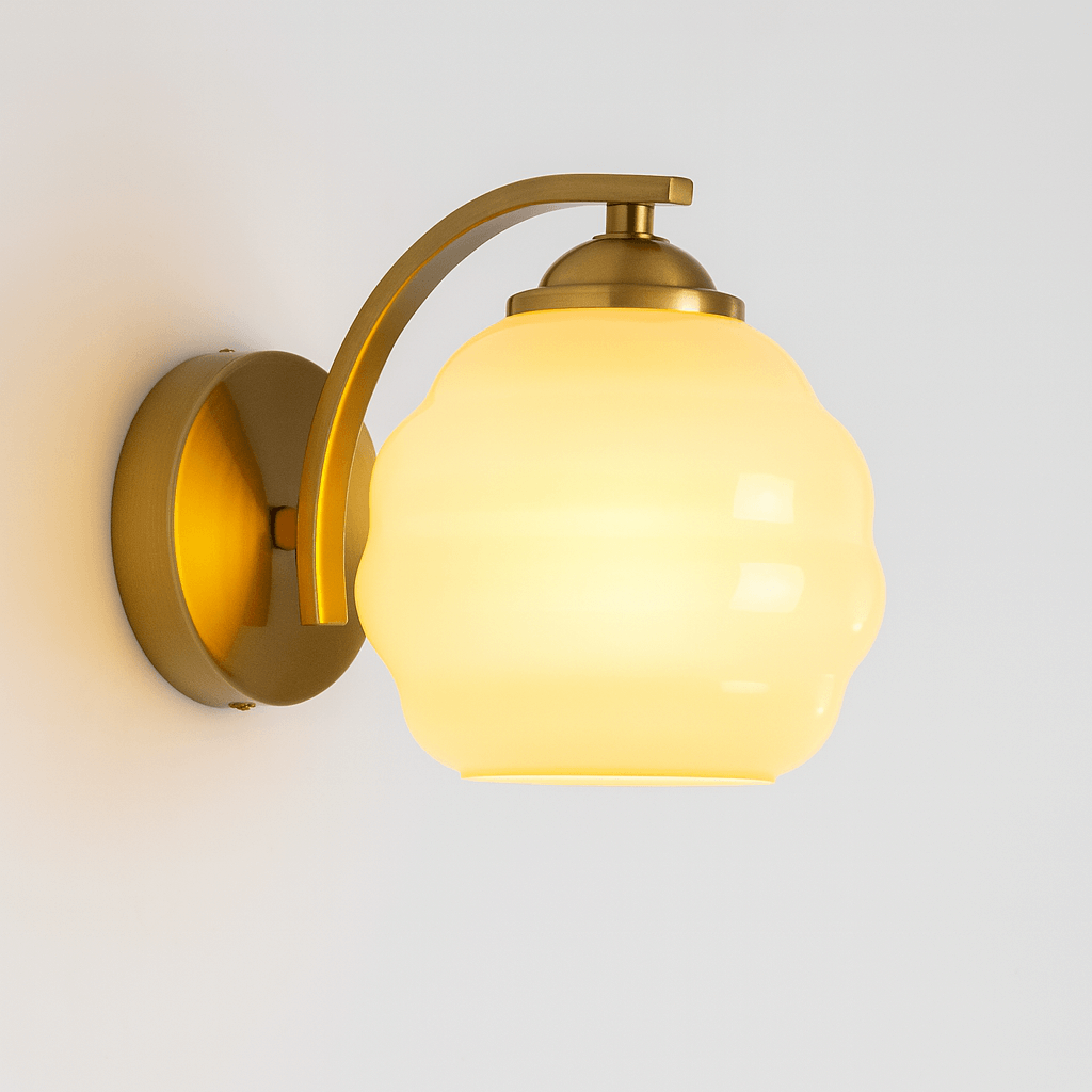 Bolania | Wandleuchte - Vintage Glas Design - Elegante Heimbeleuchtung