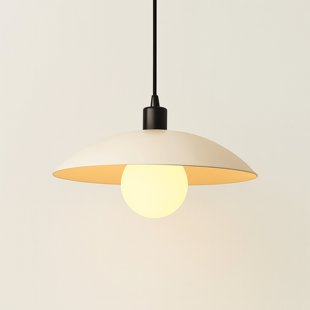 Bolania | Pendelleuchte - Elegant Minimalistisch - Weißes Glas Design