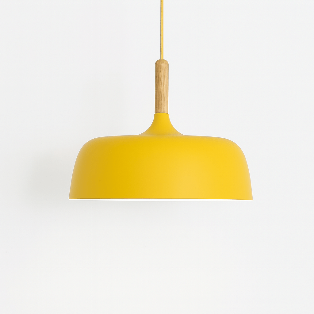 Bolania | Pendelleuchte - Nordischer Stil - Modernes Design - Warme Holzoberfläche