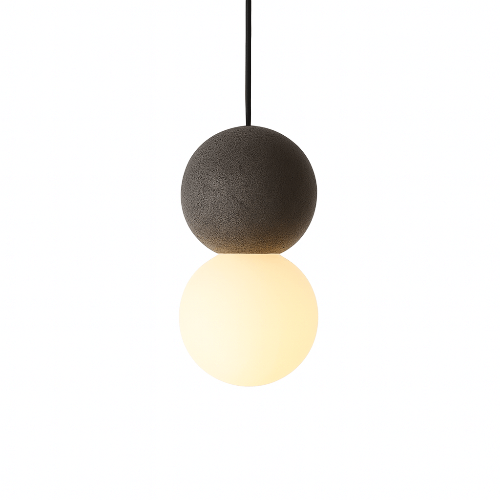 Bolania | Pendelleuchte - Obsidian Modernes Design - Elegantes Glas & Metall