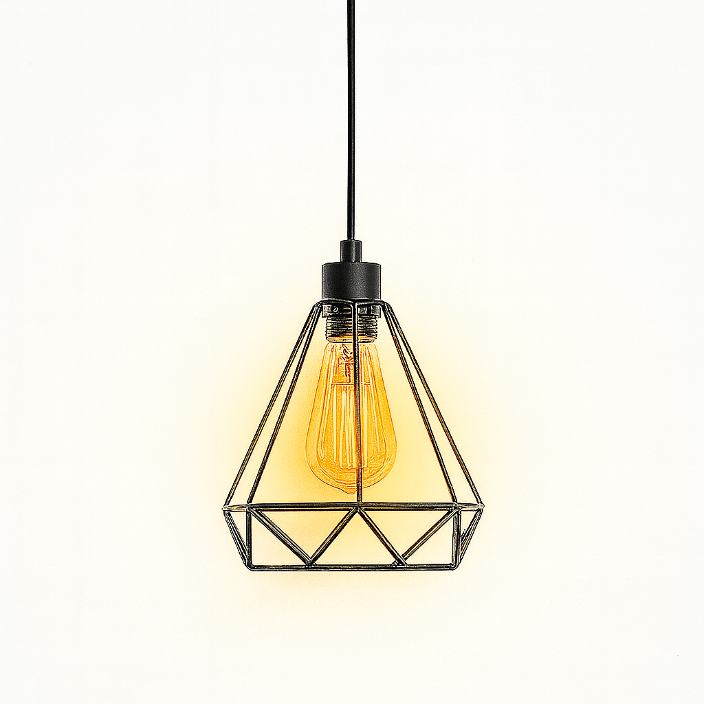 Bolania | Pendelleuchte - Stilvolle geometrische - Industrielles Design Beleuchtungsarmatur