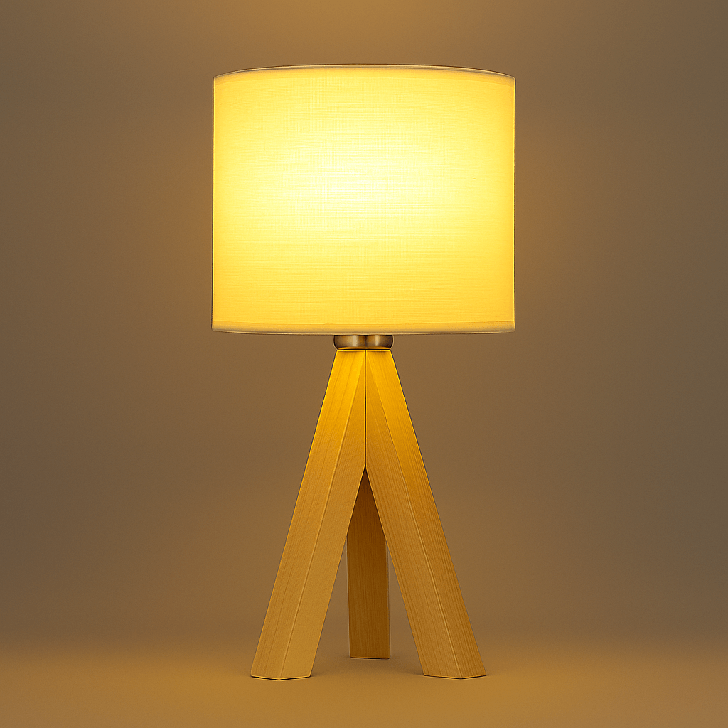 Bolania | Tischleuchte - Von der Natur inspiriertes Holzdesign - Warme Umgebungsbeleuchtung