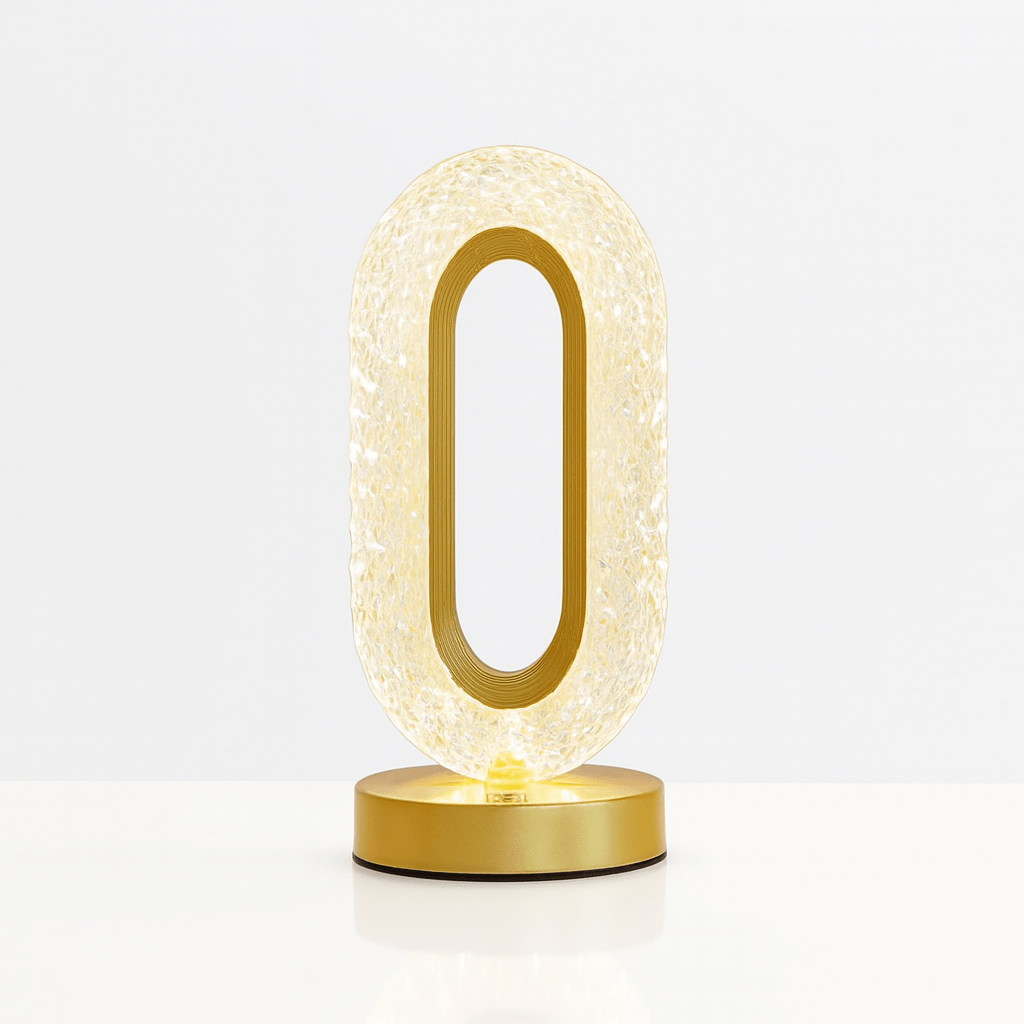 Bolania | Tischleuchte - Gold-Finish – Touch-Steuerung