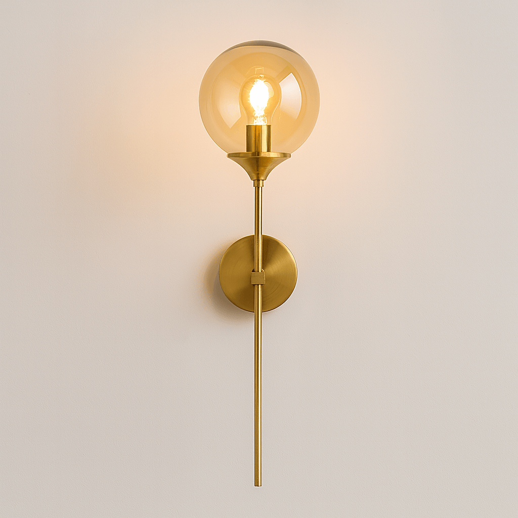 Bolania | Wandleuchte - Edles Glas - Modernes Design - Stilvolle Wohnraumbeleuchtung