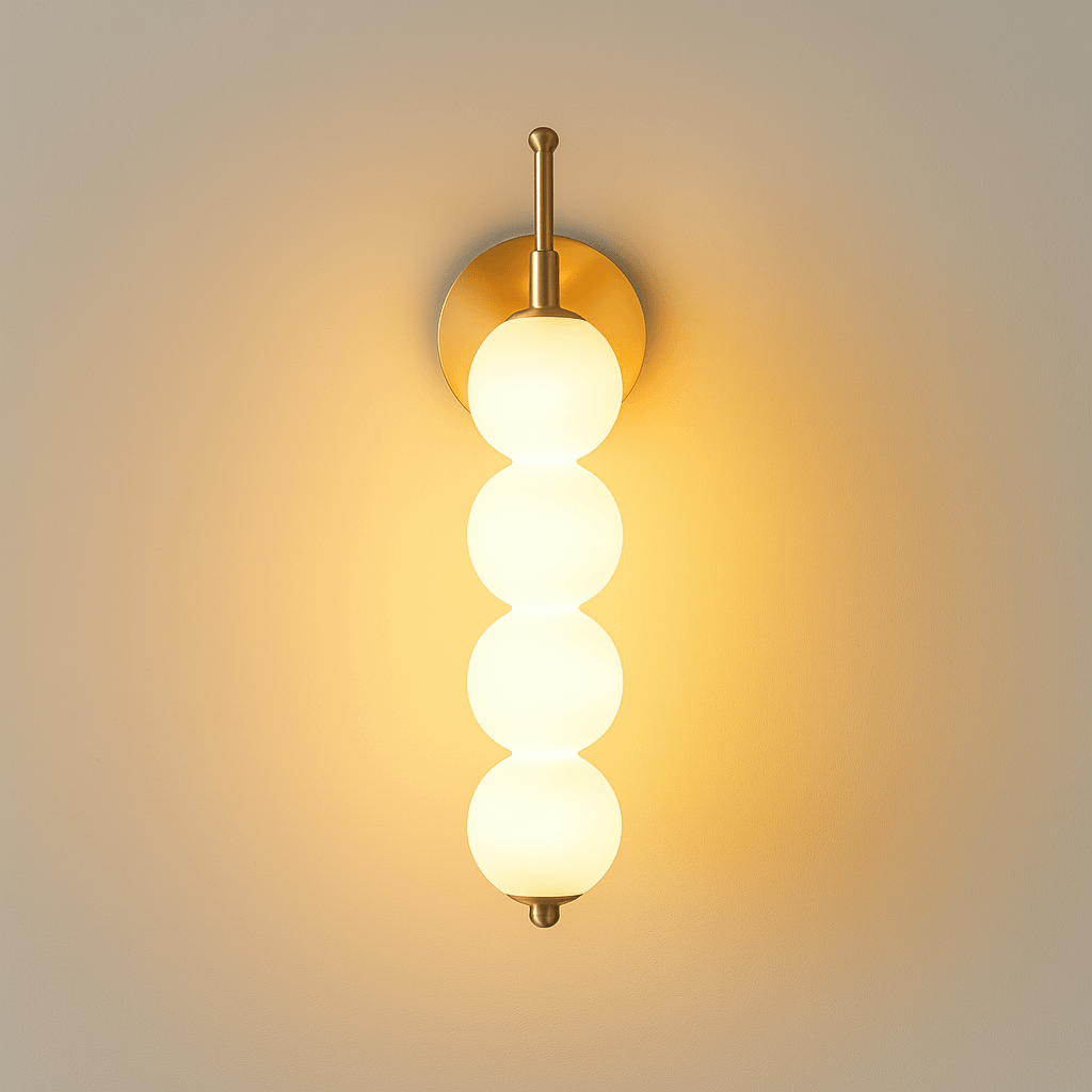 Bolania | Wandleuchte – elegantes, modernes Design – langlebiges Metall und Glas – perfekt für die Inneneinrichtung