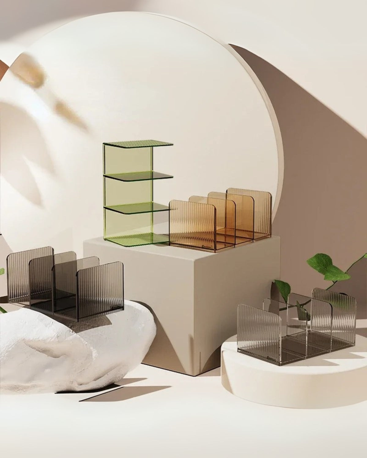 Claria – Elegantes Acrylregal mit Modularer Struktur